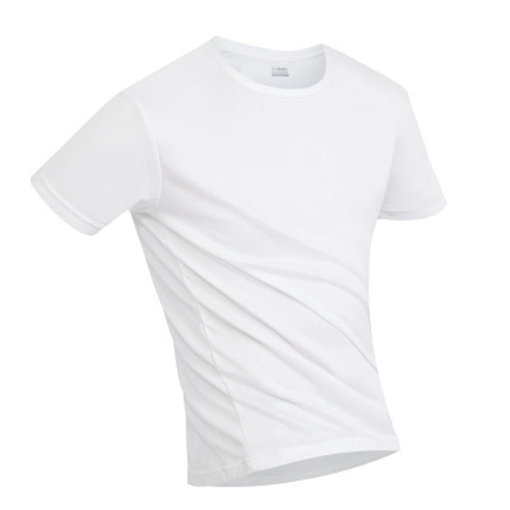 Camiseta impermeable antisuciedad para hombres, camiseta creativa hidrofóbica a prueba de manchas, transpirable, camisa de secado rápido, Manga corta para hombres: white / M