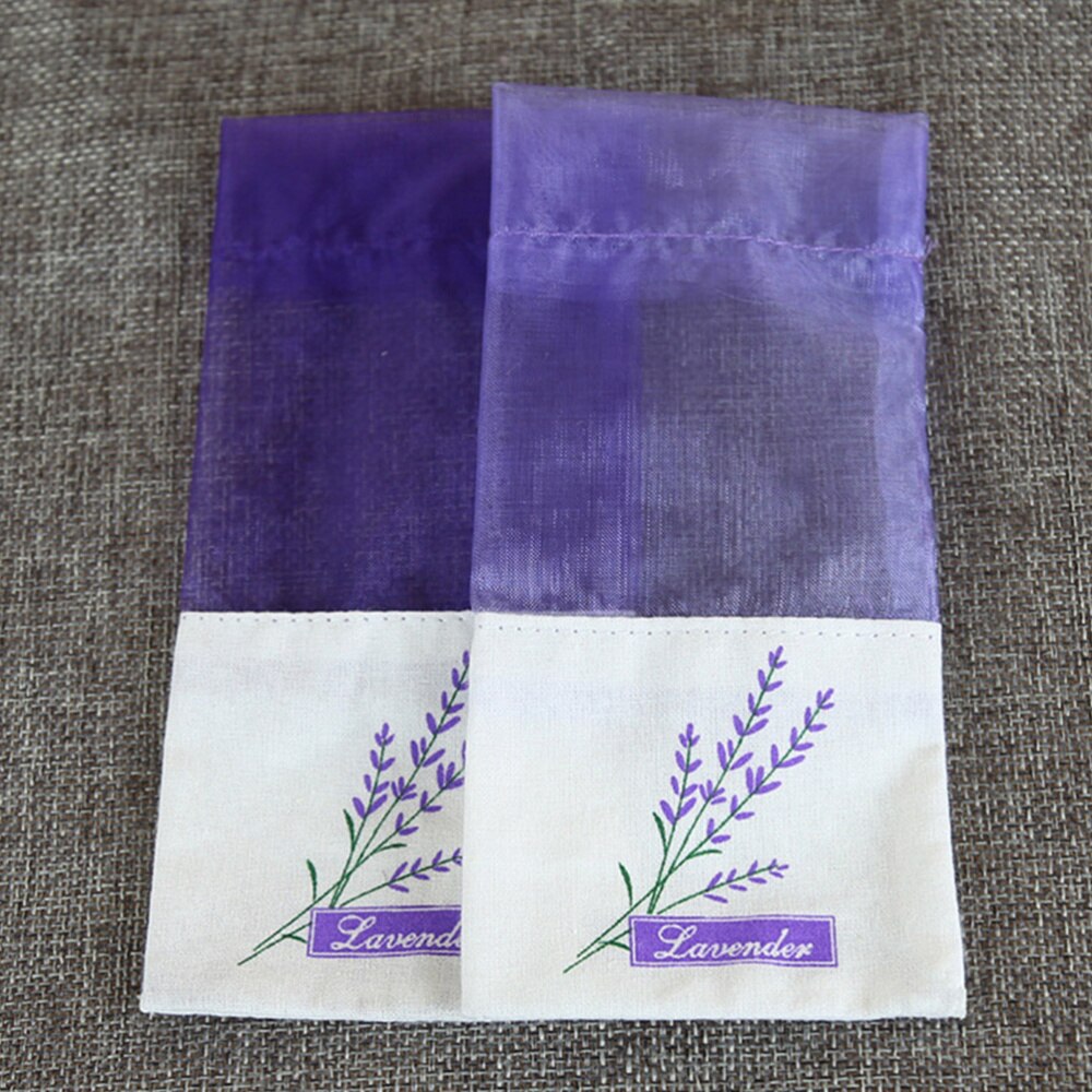 1 Set 12Pcs Lavender Sachet Fragrance Lavender Sachet Style Deep Purple)