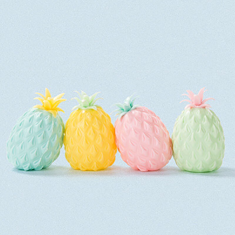Juguete perfumado con forma de piña para niños, juguetes para apretar, juguetes antiestrés para oficina, juguetes antiestrés para niños y niñas,