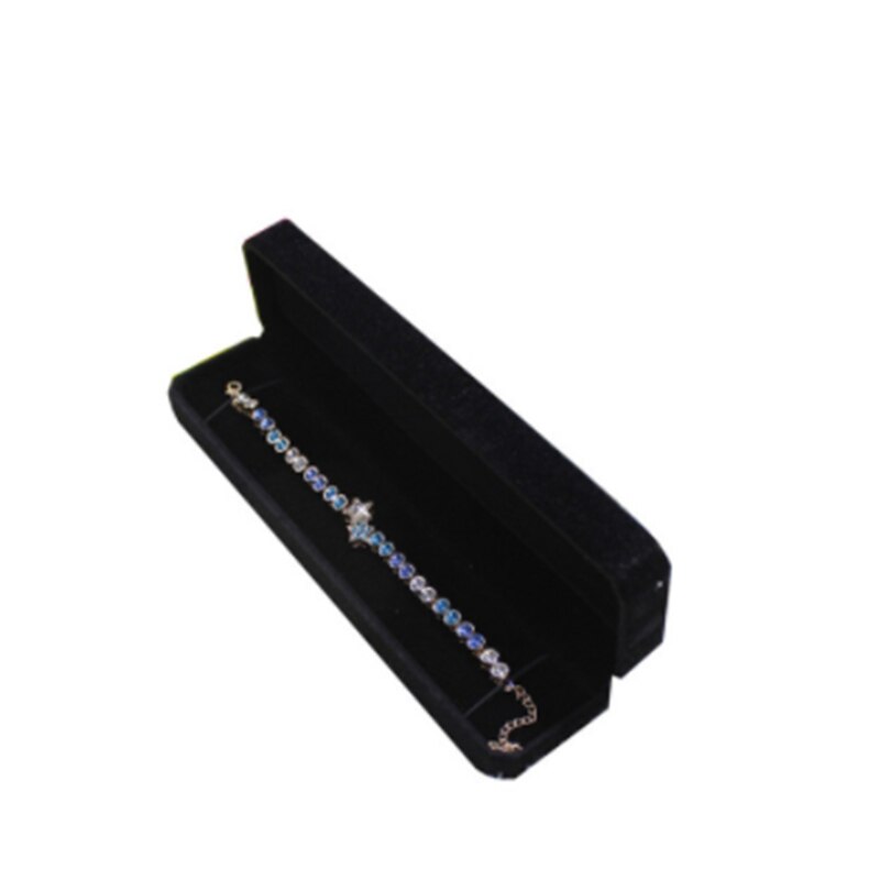 Wedding Jewelry Storage Case Amazing Red Velvet Ring Earrings Necklace Pendant Bracelet Storage Organizer Box: MULTI