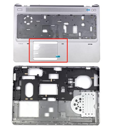Écran LCD pour ordinateur portable HP Probook 650 G2 655 G2 G3, coque arrière/avant/lunette/charnières/repose-paume/boîtier inférieur d'origine, 840724 – 001, 840726-001: CD Cover 2