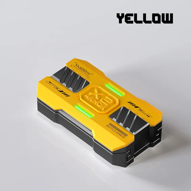 Deslizador de empuje luminoso para adultos, aparatos EDC, juguete de escritorio antiestrés, Spinner de mano, autismo, ansiedad, TDAH, alivio del estrés, divertidos: YELLOW