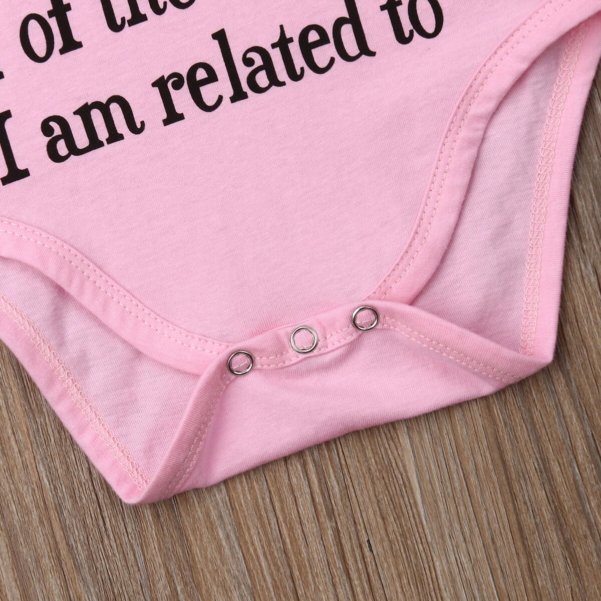 Cute Infant Baby Girls Boys Cotton Bodysuit Letter Print Short Sleeve Pink Jumpsuit Clothes Outfits 0-18M
