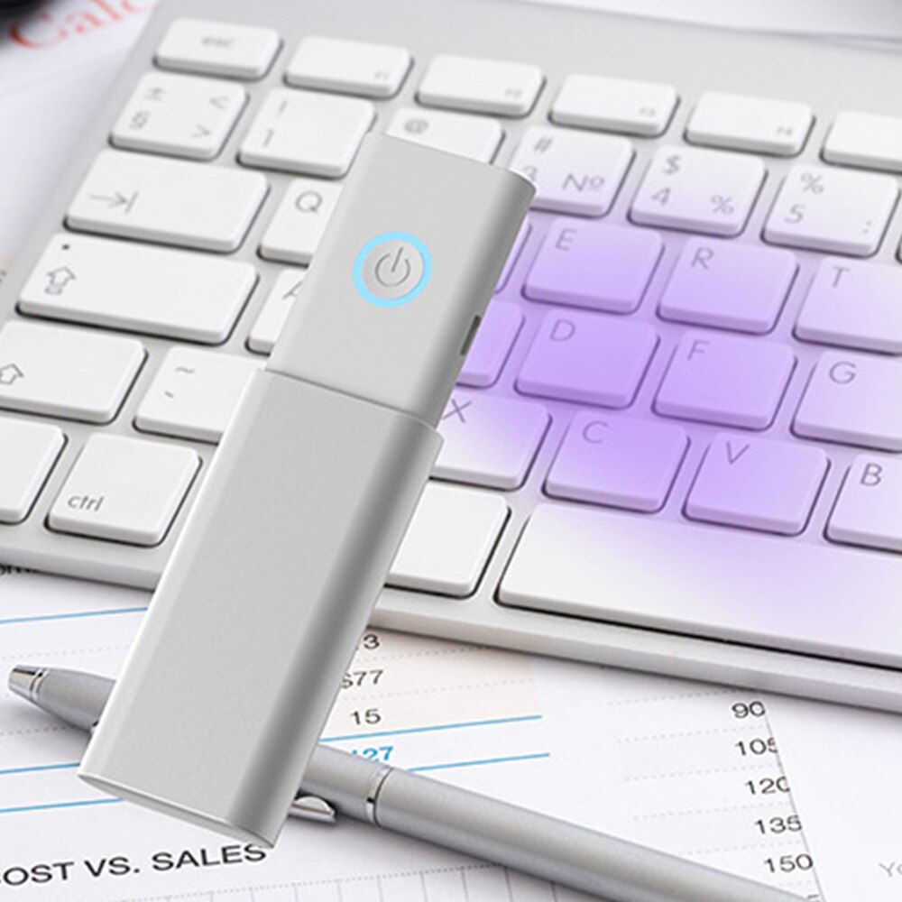 Handheld UVC Disinfection Lamp USB Rechargeable UV Sterilization Lamp Zoomable Ultraviolet Disinfection Light Sterilizing Lights