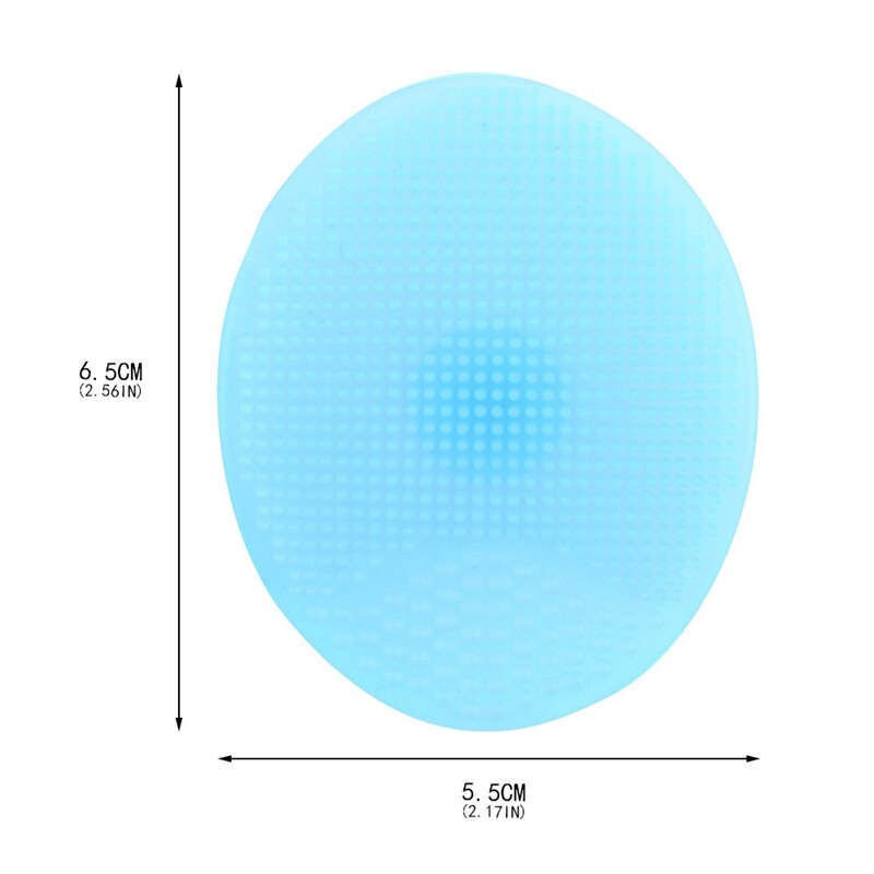 1 kpl pehmeä silikoninen kasvojenpuhdistusharja kasvojenpesuun, kuorintaan, mustapäiden poistoon, ihonhoitoon, kuorintatyynyyn, vauvashampoon
