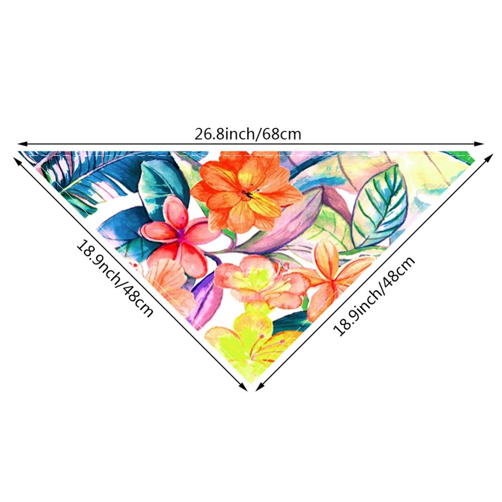 Imixlot di Nuovo Disegno Pet Bandana Bavaglini Stile Foresta Pluviale Tropicale Motivi Simpatico Cucciolo di Cane Gatto Saliva Asciugamano Triangolo Bandane Sciarpa