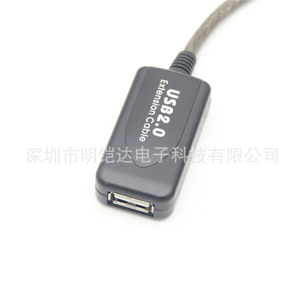 Usb 2.0 förlängningskabel höghastighets aktiv repeater hane till hona förlängningssladd tråd usb-adapter för pc bärbar dator mus 5m 10m 15m