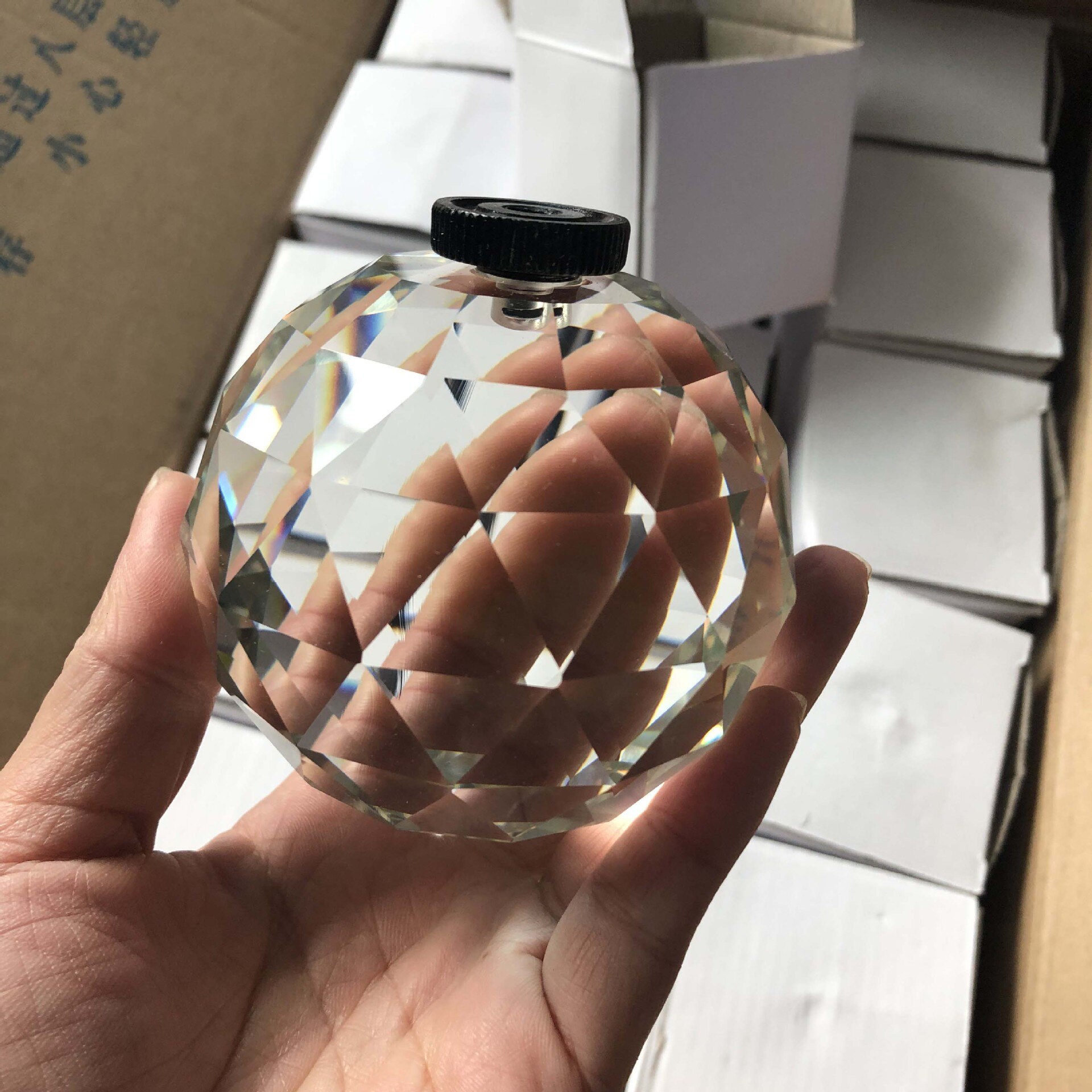 Suncatcher pryzmat z kryształowej kuli DIY fotografia studio akcesoria fotografia eksperyment narzędzie średnica 60mm filtr obiektywu