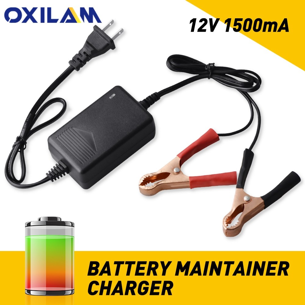 Autolader 12V Draagbare Volt Automatische Auto Batterij Float Trickle Charger Auto Beheerder Boot Direct Ac Lading Motorfiets Rv