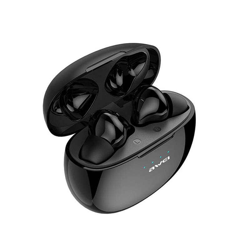 Awei T15 Mini Tws Bluetooth Headset 5.0 Draadloze Waterdichte Touch Oordopjes In-Ear Hi-Fi Sound Music Hoofdtelefoon Voor Android/Ios