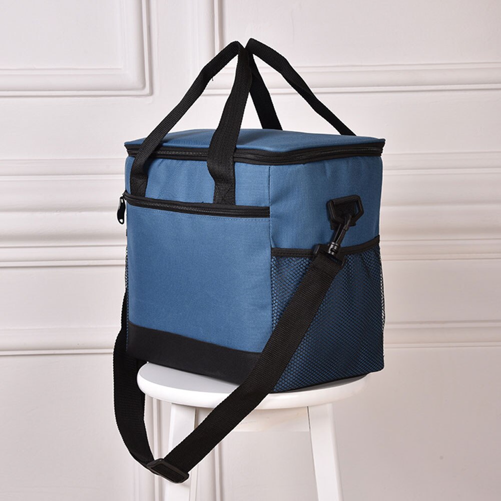 17L Portable Cooler Bag Insulated Large Capacity Camping Collapsible Reusable Outdoor Activities And Cold Picnic BBQ