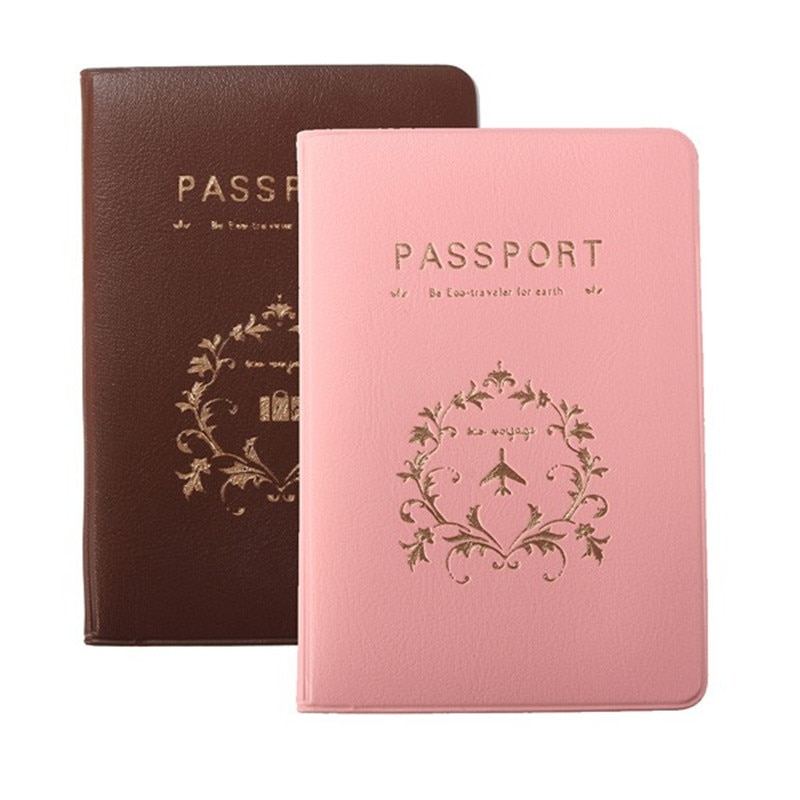 Paspoorthouder Cover Brand Vrouwen Mannen Pu Leather Id Card Paspoort Zakje Pakket Paspoort Cover Reizen Paspoort Zak