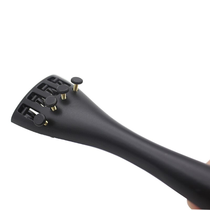 1 piezas de aleación de aluminio violín cordal Hill estilo con 1 piezas Tailgut Tailcord 4 bien sintonizadores Durable fuerte Violino Accesorios