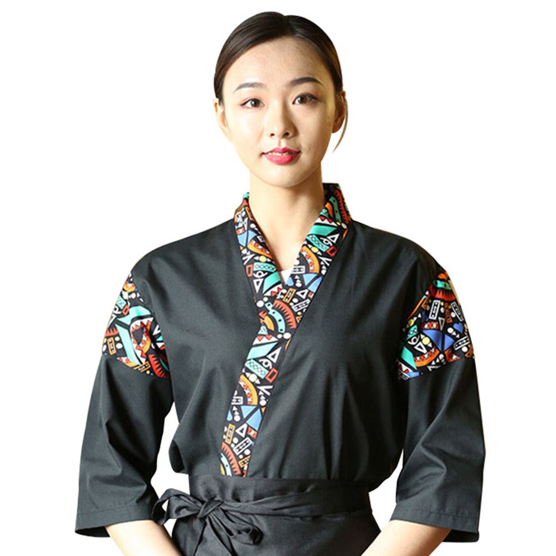 Cheft Uniform Japanese Chef Workwear Breathable Restaurant Uniform Unisex Sushi Costume Cook Bakery Cafe Work Wear