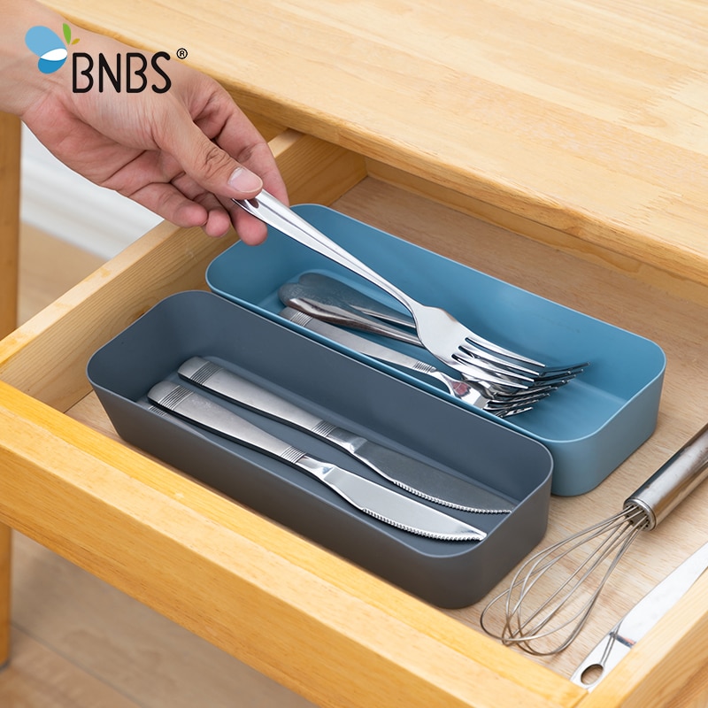 BNBS Kitchen Plastic Drawers Cutlery Organizer Storage Cabinet Dividers For Drawers Units Separator For Boxes Cutlery Tray Box