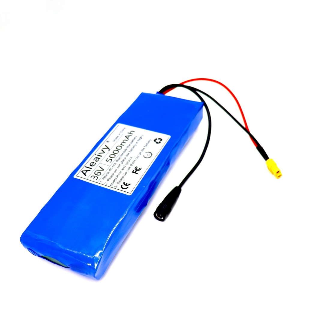36V 10S1P 5000mAh batería 5Ah 18650 baterías recargables de iones de litio coche eléctrico bicicleta Scooter 20A BMS 500W