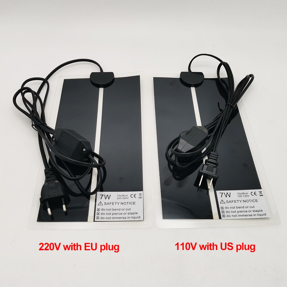 110V 220V Reptilien Inkubator Warme matt 5-45W Haustier Heizung Pad Decke Einstellbare Thermostat Temperatur Regler