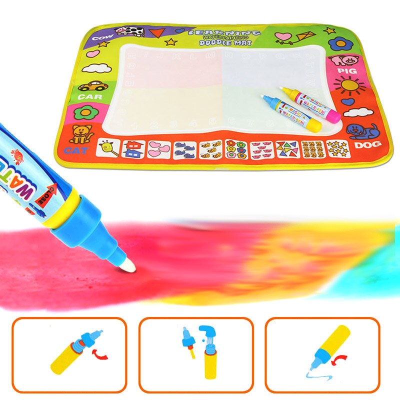 Tapis magique pour enfants, planche, dessin, peinture, eau, grande écriture, jouet magique M09