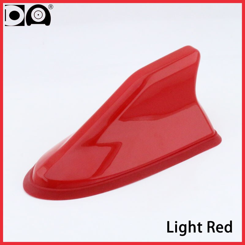 Renault Megane Waterproof shark antenna Strong radio signal Piano painting Abs plastic: Light red