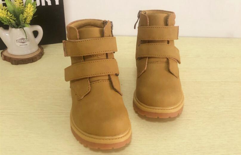 Ragazzi stivali da neve di lana Naturale di-30 gradi impermeabile e anti-slittata formato 25 a 29 wallvell