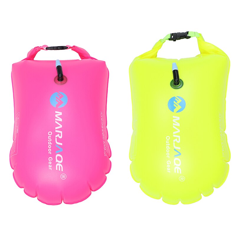 1Pcs Opslag Float Zak Opblaasbare Veiligheid Zwemmen Water Sport Badmeester Met Waistbelt Zwemmen Surfen Levensreddende Drift Bag
