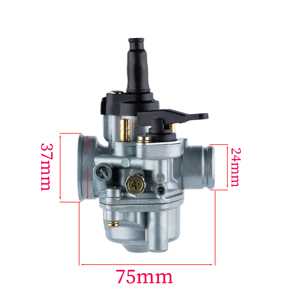 17.5mm Carburateur Voor Dellorto PHVA TOMOS A55 50cc 80cc A55 Carb Motorfiets Carb Scooters Motocross Accessoires Dirt Pit Bike