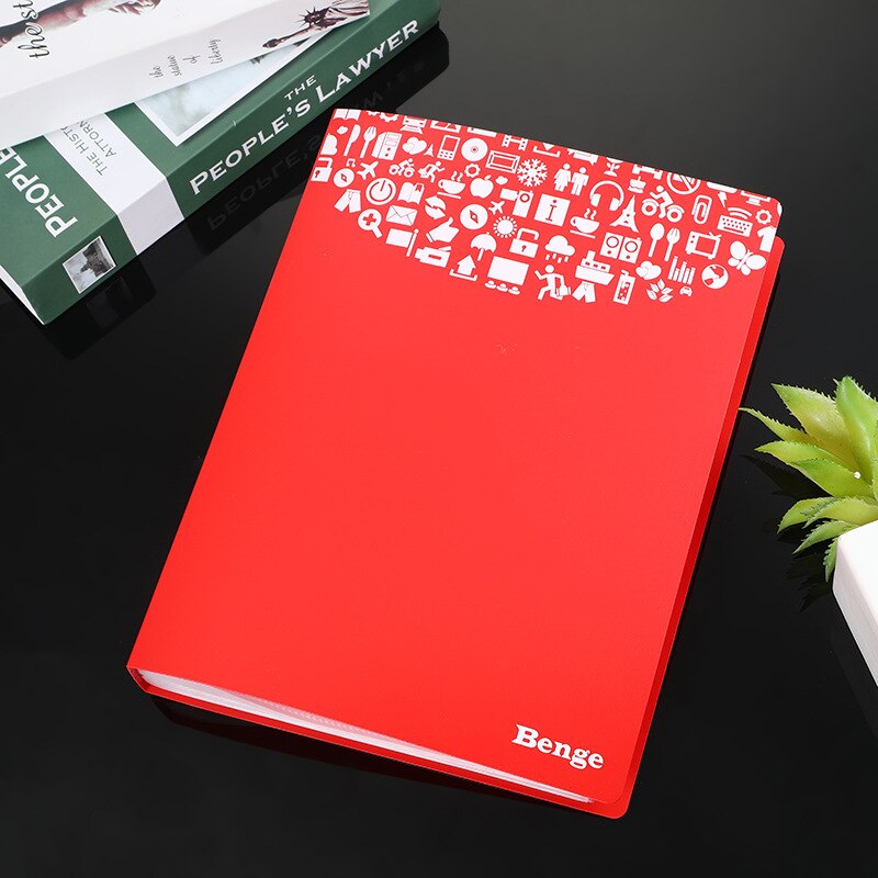 Folleto de información A4 de plástico PP con protección del medio ambiente a Color, folleto de hojas sueltas multicapa para almacenamiento de carpetas de oficina