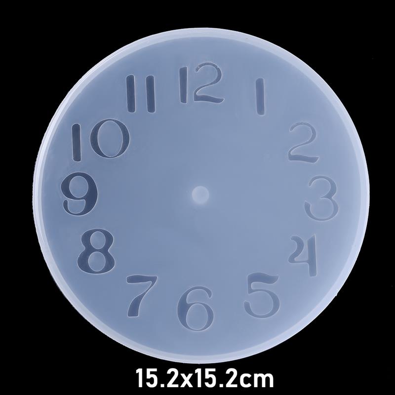 Moule en Silicone résine époxy moule pour horloge à faire soi-même Horoscope chiffres romains zodiaque horloge moules fabrication de bijoux outils de bijoux: 06