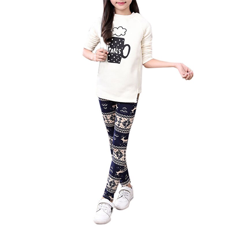 Lonsant Baby Kids Childrens Afdrukken Bloem Peuter Classic Leggings Meisjes Broek Meisjes Legging Baby Meisje Leggings