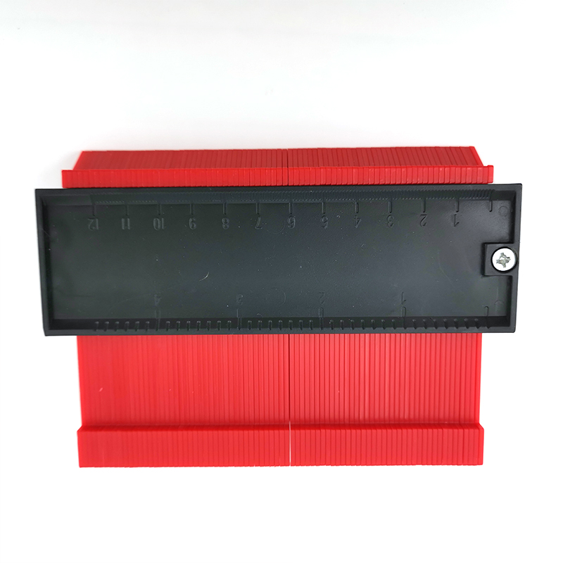 Jauge en plastique, profil de Contour, copieur Standard 5 largeur outil de marquage du bois carrelage carreaux stratifiés outils généraux bande: Red