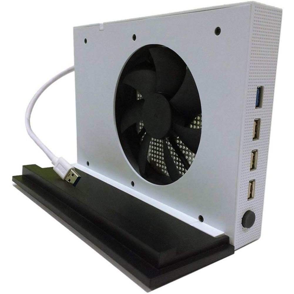 Jys Verticale Stand Koelventilator En 4 Poorten Usb Hub Voor Xbox One S