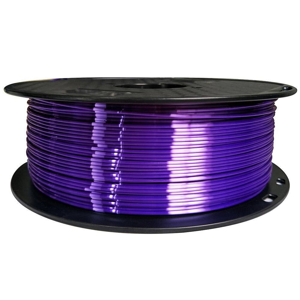 PLA włókno jedwabne 1.75MM 250g błyszczące PLA 3D drukarki Filament 0.25kg jedwabna tekstura PLA 3D DIY materiały do drukowania kolor Dropshipping: purple 250g
