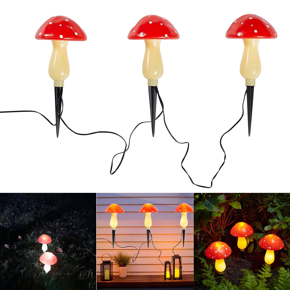 2M 20 Led Paddestoel Vorm Draad String Light Battery Operated Led Verlichting Decoratie Christmas Party Fairy Lights Guirlande