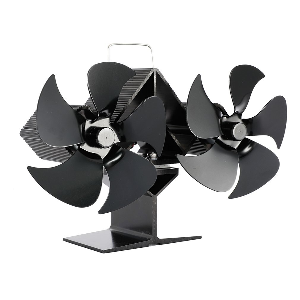 SF201S Thermal Power Fireplace Heater Five Blades Fireplace Heating Fan Efficient Air Heater Low Noise Fan