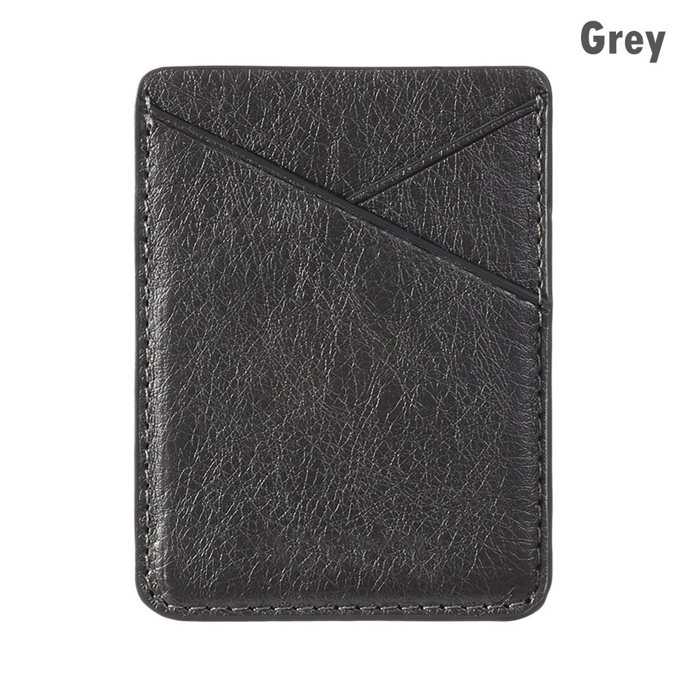 Leather Card Holder Sticker Adhesives Credit ID Card Mobile Phone Back Pocket Wallet Case Stickers Bag Pouch: 3