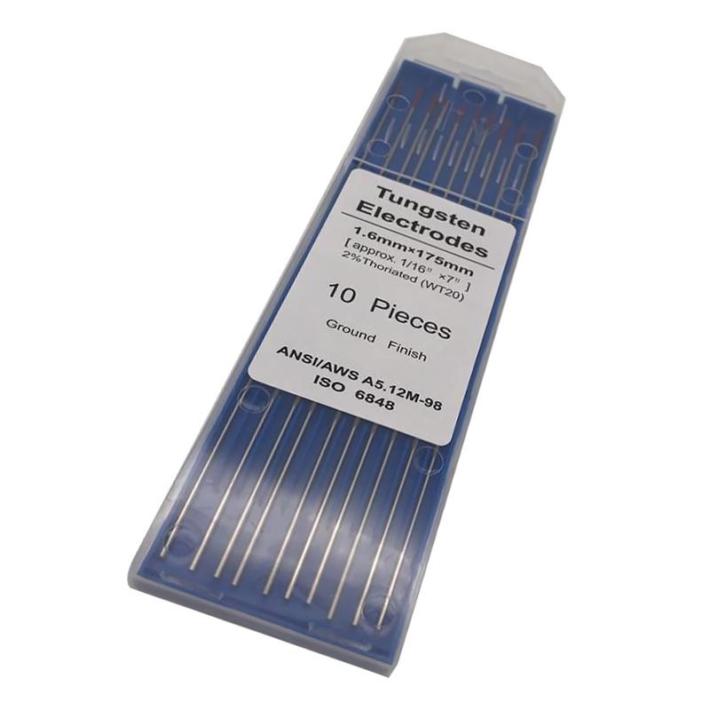1 opakowanie trwałe elektrody spawalnicze wolframowe torowe WT20 TIG pręty wolframowe