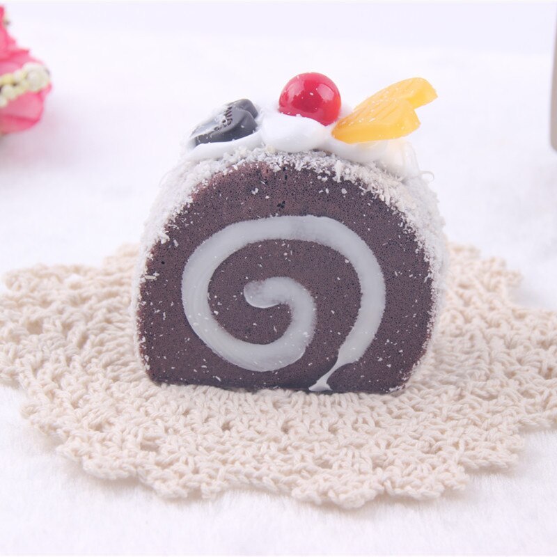 Cake roll squishy slow rising squishy phone strap Squeeze Toys Doll Fun antistress toy Trick Simulation food toy kids