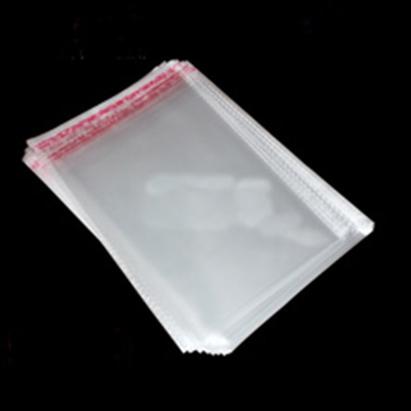 Sac Plastique Zip 200 Pièces, Sachet Transparent 6X8+2 Cm Cellophane Plastique Transparent,Ellophane Plastique Pochette Zip
