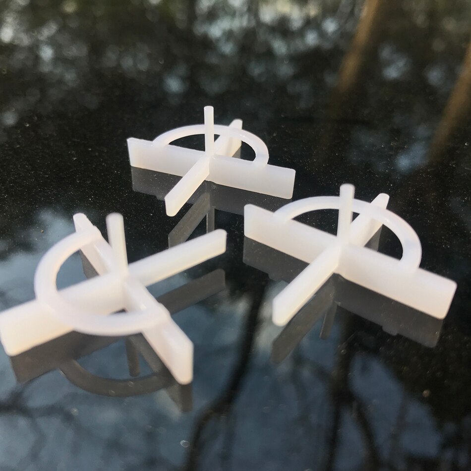 Reusable 1.5mm Tile Spacers Ceramic Tile Spacers Spacing Of Floor And Wall Tiles 100pcs One Pack