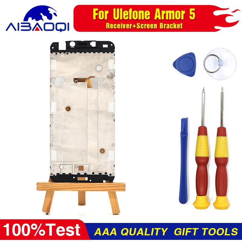 neue original touchscreen LCD-monitor lcd-bildschirm für ULEFONE Rüstung 5 ersatz teile (LCD ist immer noch heraus lager): Receiver Bracket