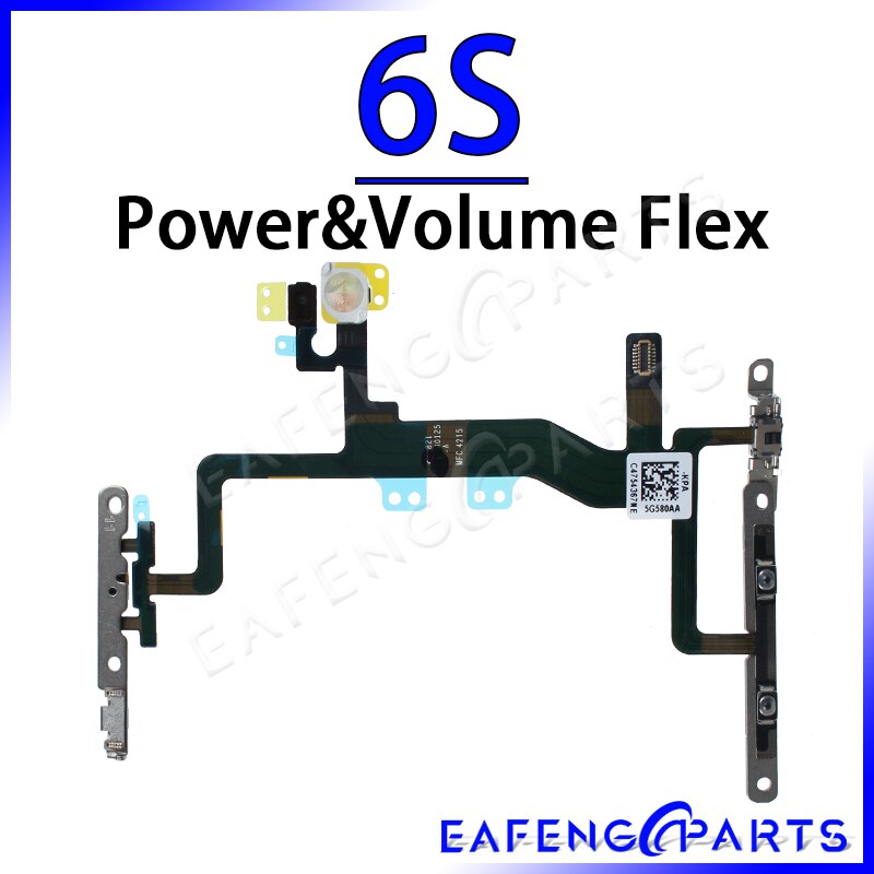 Cable de interruptor para iPhone 5, 5C, 5S, SE, SE2020, 6, 6S, 7, 8 Plus, 6plus, 6splus, 7plus, 8plus: 6S Power N Volume