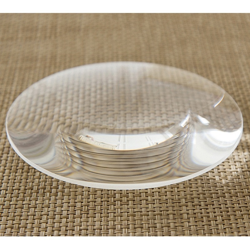 Lentille optique lenticulaire K9, verre blanc, loupe, projecteur fait maison, industrie physique, accessoires d'expérimentation, lentilles, 80mm