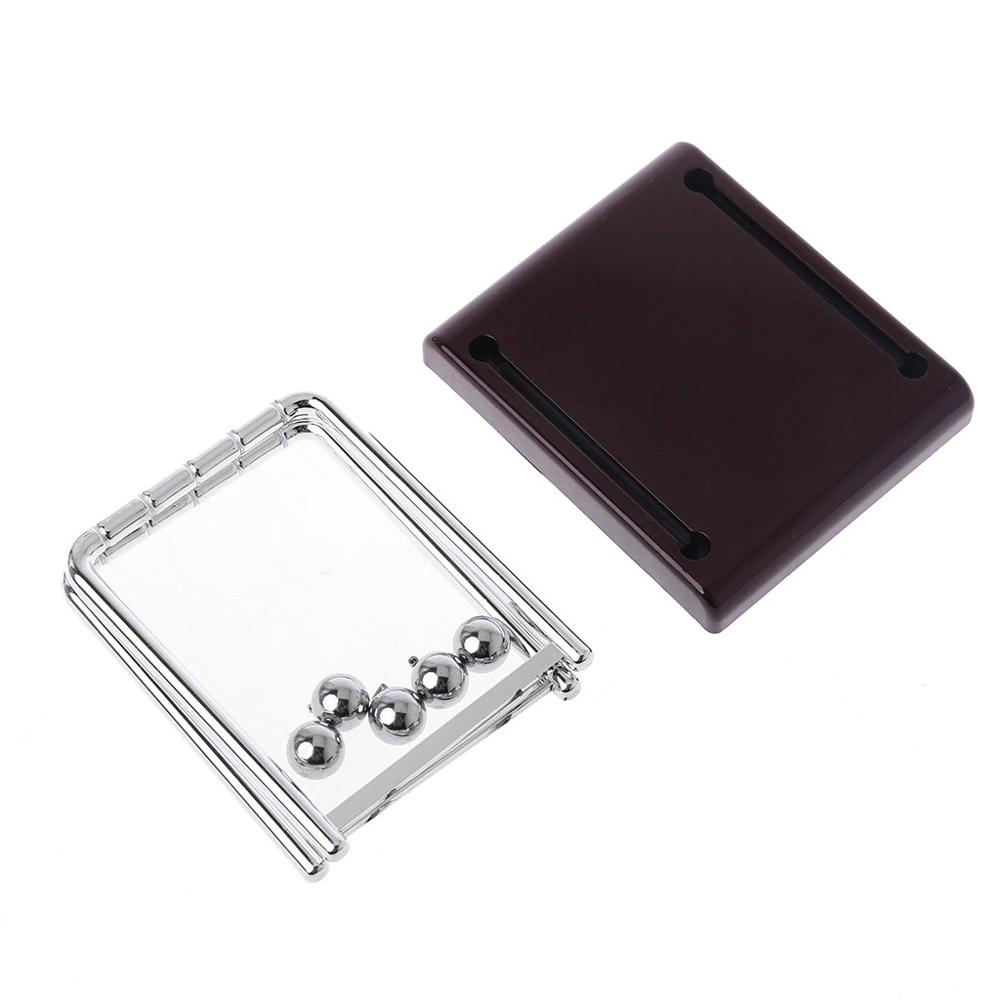 Cradle Steel Newton Balance Ball Natuurkunde Science Pendulum Fun Desk Toy: Default Title