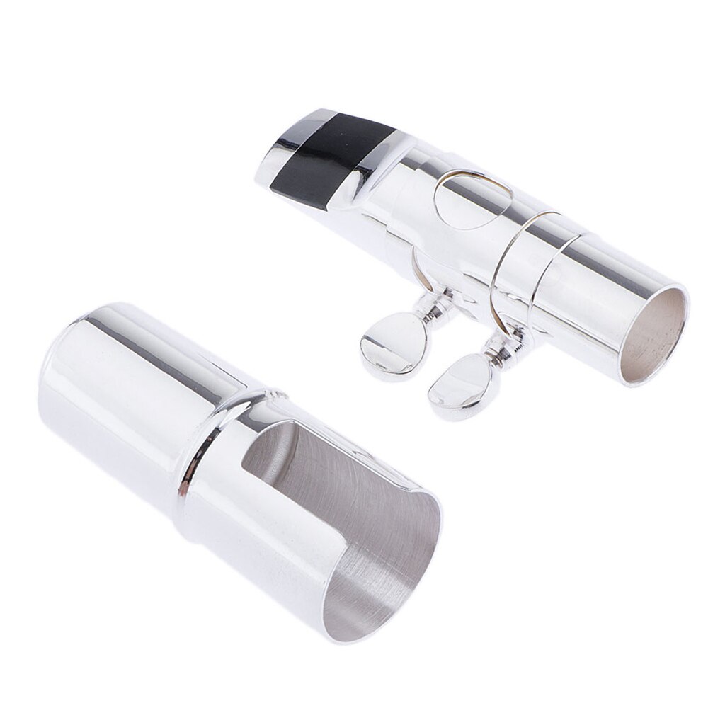 Sopraansaxofoon Mondstuk Kit Met Rietbinder En Dop Messing