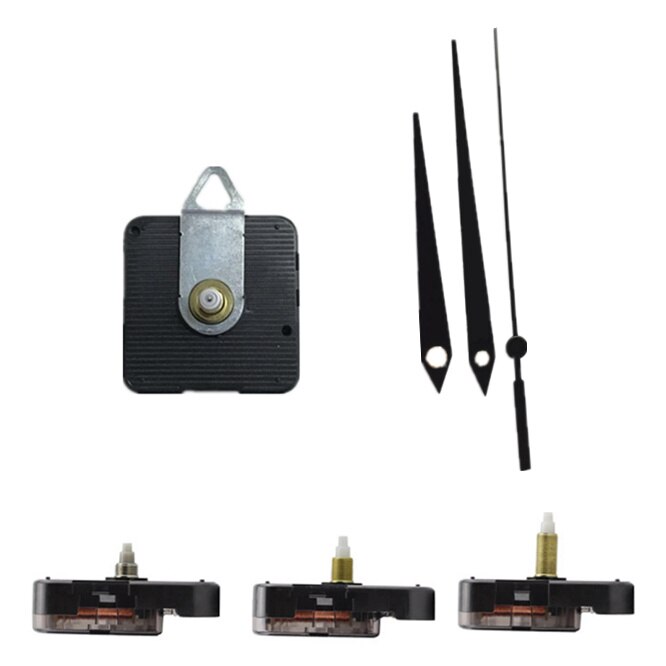 3 years warranty Sun 12888 shaft DIY black Hands Step-movement Quartz Wall Clock Mechanism Wall clock Replacement Parts Kit