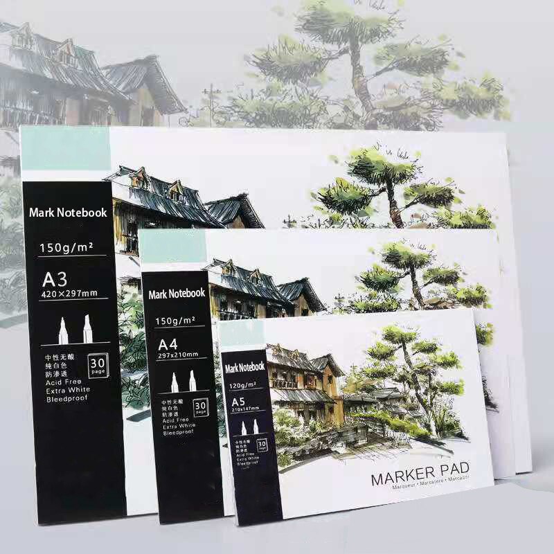 30 Sheets 1 Pieces A4/A5 Paper Sketch Book Student Art Painting Sketch Watercolor Book Graffiti Sketchbook Art Supplies