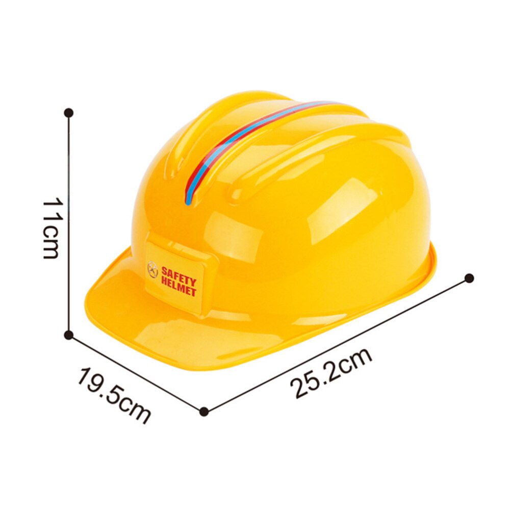 1pc Kids Engineering Cap Stylish Simulation Engineering Cap Kids Engineering Hat Kids Construction Hard Hat Role Play En