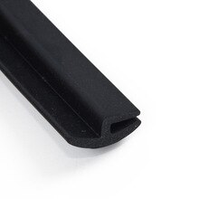 1Pc 1.7M Zwarte Auto Afdichtstrip Rubber Voorruit Panel Decoratieve Trim Afdichting Strips Accessoires Onderdelen Fit Voor auto 'S