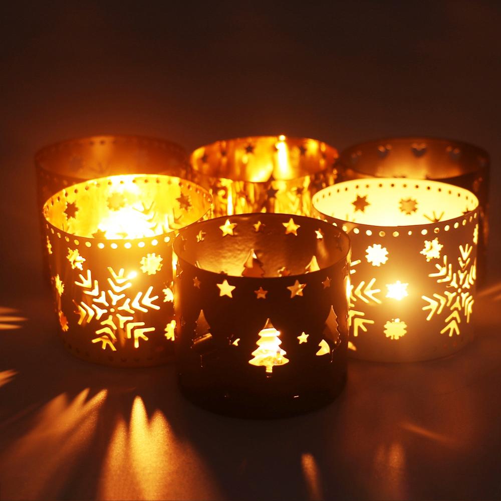 Support creux chandelier photophore suspendu lanterne oiseau Cage Vintage forgé creux bougeoir décor de noël pour la maison