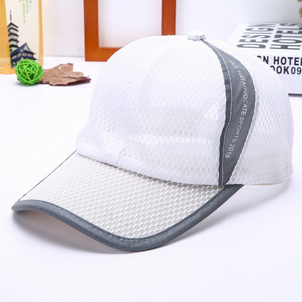 Womail baseball cap Unisex Paar Mode Zomer Ademend Mesh Baseball Cap Sport Hoeden Verstelbare Hoed f21